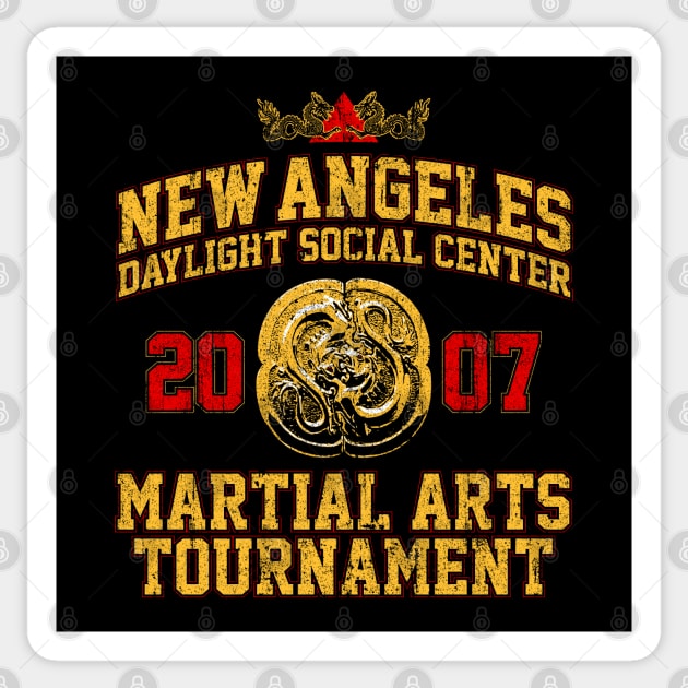 New Angeles 2007 Martial Arts Tournament Sticker by huckblade